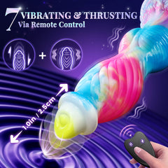 10.2 inch Fantastic 3 in 1 Realistic Huge dildo Vibrator Sex Toy - App Control - Sohimi