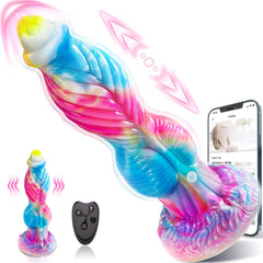 10.2 inch Fantastic 3 in 1 Realistic Huge dildo Vibrator Sex Toy - App Control - Sohimi