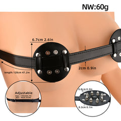 Leather Breast Mask BDSM Toy