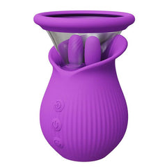 Detachable, interchangeable clitoral and nipple suckers with 3 - in - 1 vibrating