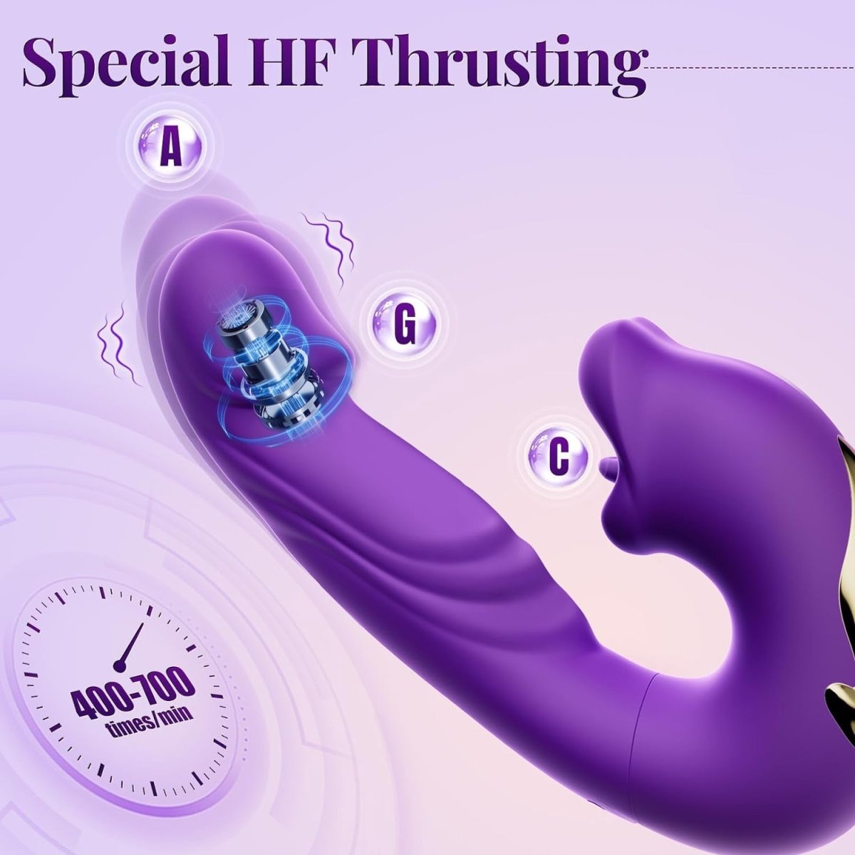 Finger Flapping Mouth Vibrator G Spot Tongue Vibrating Massager