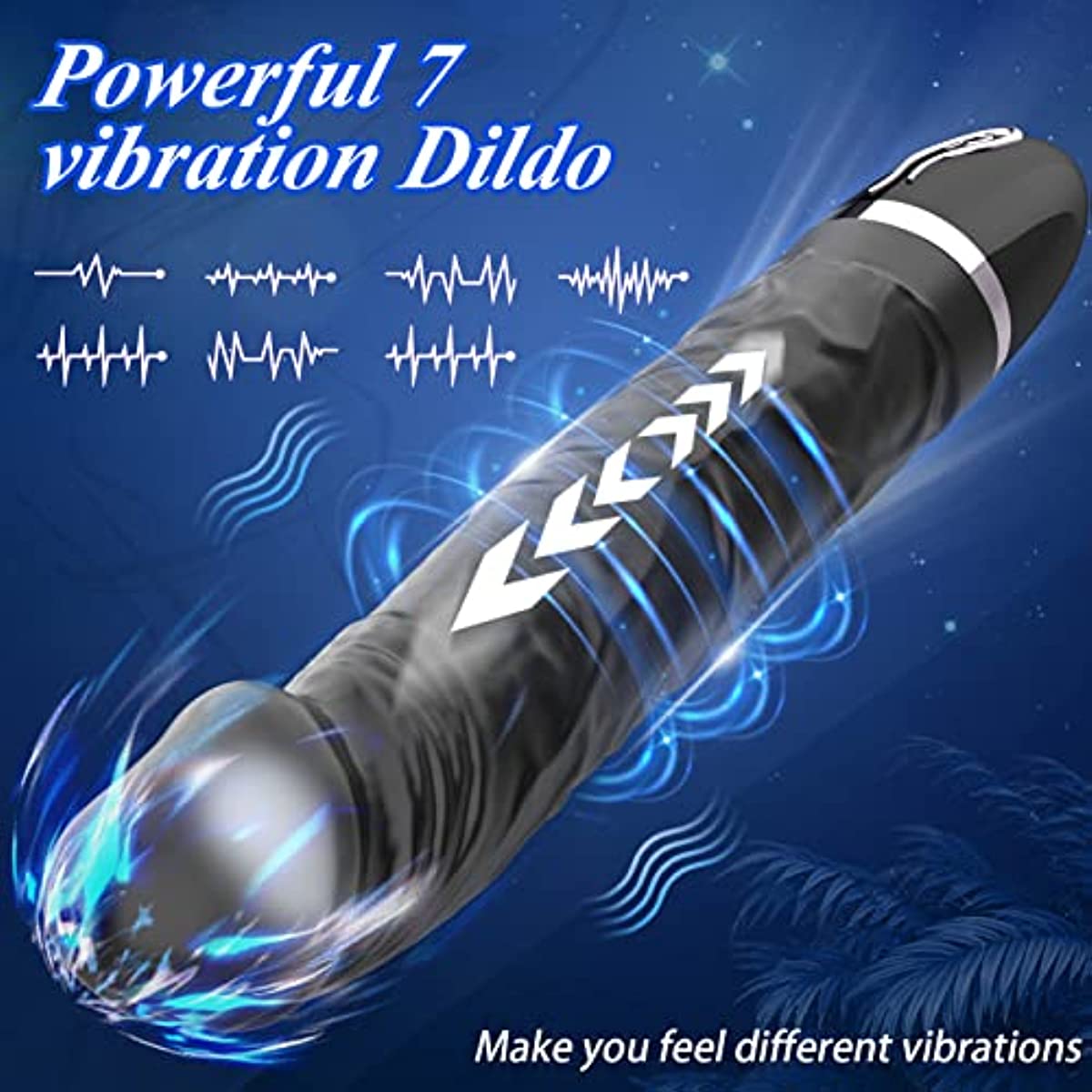 G Spot Vibrator Dildo with 7 Vibration Modes Realistic Dildos - Sohimi