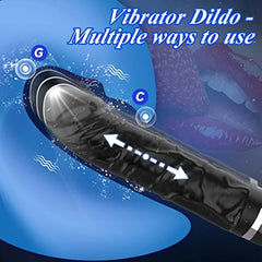 G Spot Vibrator Dildo with 7 Vibration Modes Realistic Dildos - Sohimi