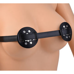 Leather Breast Mask BDSM Toy