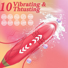 New Upgraded 3 in 1 Rose Sex Stimulator for woman with 10 Tapping Modes