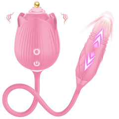 New Upgraded 3 in 1 Rose Sex Stimulator for woman with 10 Tapping Modes