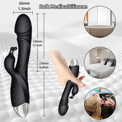 Nipple Massage Dildo Rabbit Vibrator Adults Sex Toy