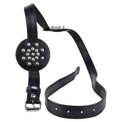 Leather Breast Mask BDSM Toy