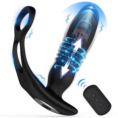 Prostate Telescopic Butt Plug Massager