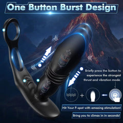 Prostate Telescopic Butt Plug Massager