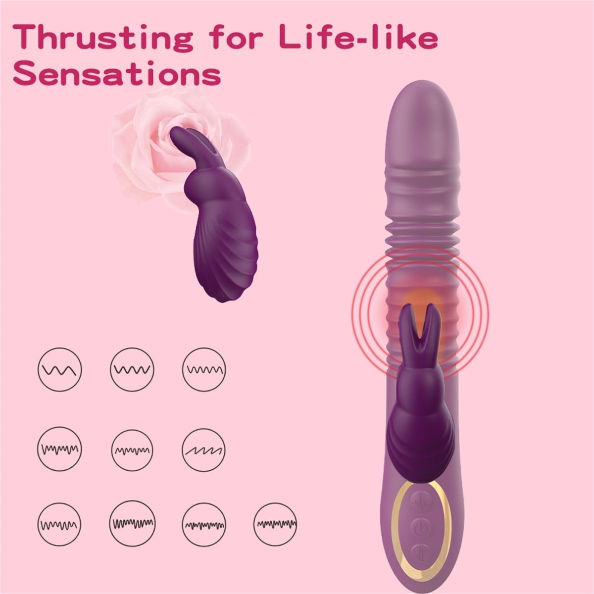 Retractable Rabbit Vibrator