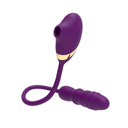 ALPHA Sucking & Thrusting G-Spot Vibrator Dildo Plug