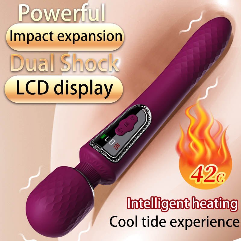 Wand Massager Silicone Dual Head Vibration